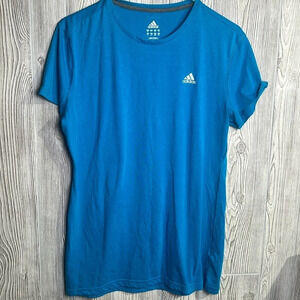 Women Adidas Blue Tee Size Large